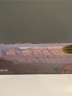 Big Bend National Park Landscape Jigsaw Puzzle - Purple & Tan